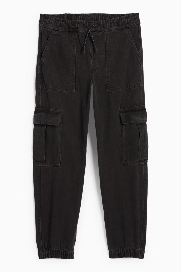 Niños - Cargo jeans - negro