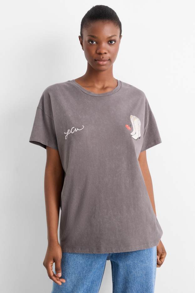 Femmes - T-shirt - Oversize - Lindsey Cherek Waller - gris
