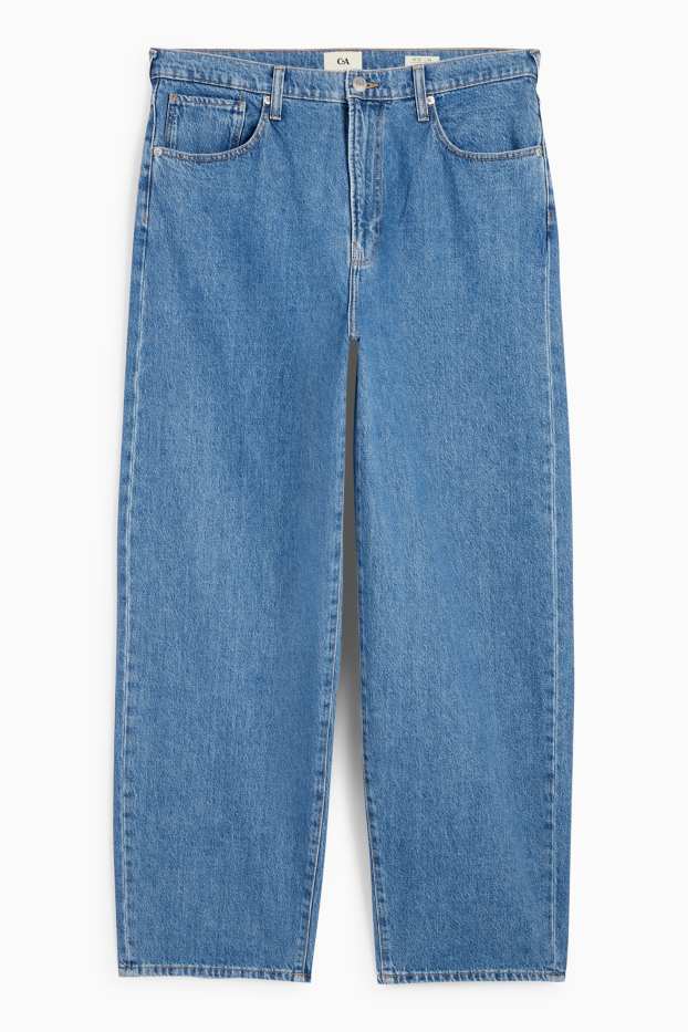 Heren - Baggy jeans - jeansblauw