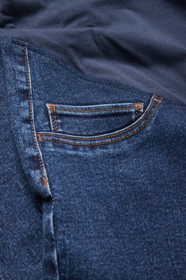 Damen - Umstandsjeans - Skinny Jeans - dunkeljeansblau