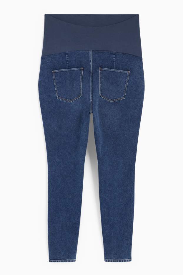 Damen - Umstandsjeans - Skinny Jeans - dunkeljeansblau