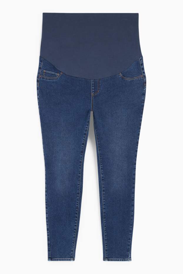Damen - Umstandsjeans - Skinny Jeans - dunkeljeansblau