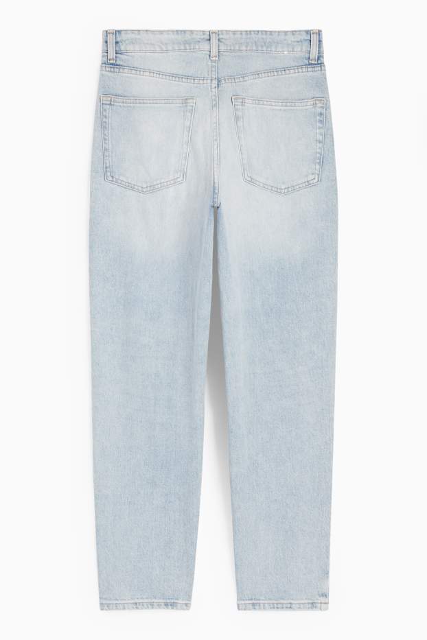 Damen - Mom Jeans - High Waist - LYCRA® - helljeansblau