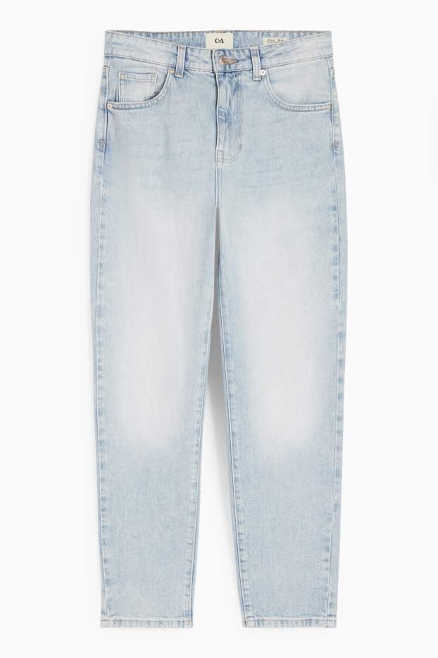 Damen - Mom Jeans - High Waist - LYCRA® - helljeansblau