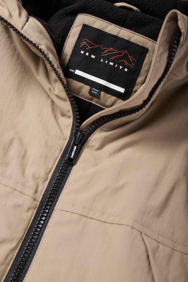Children Boys - Jacket with hood - gray