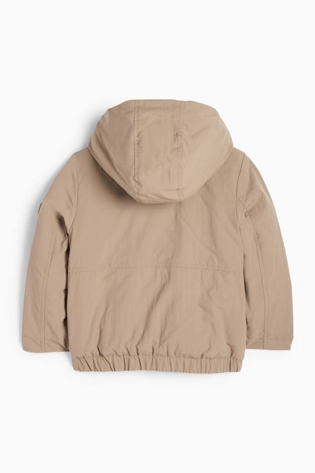 Children Boys - Jacket with hood - gray