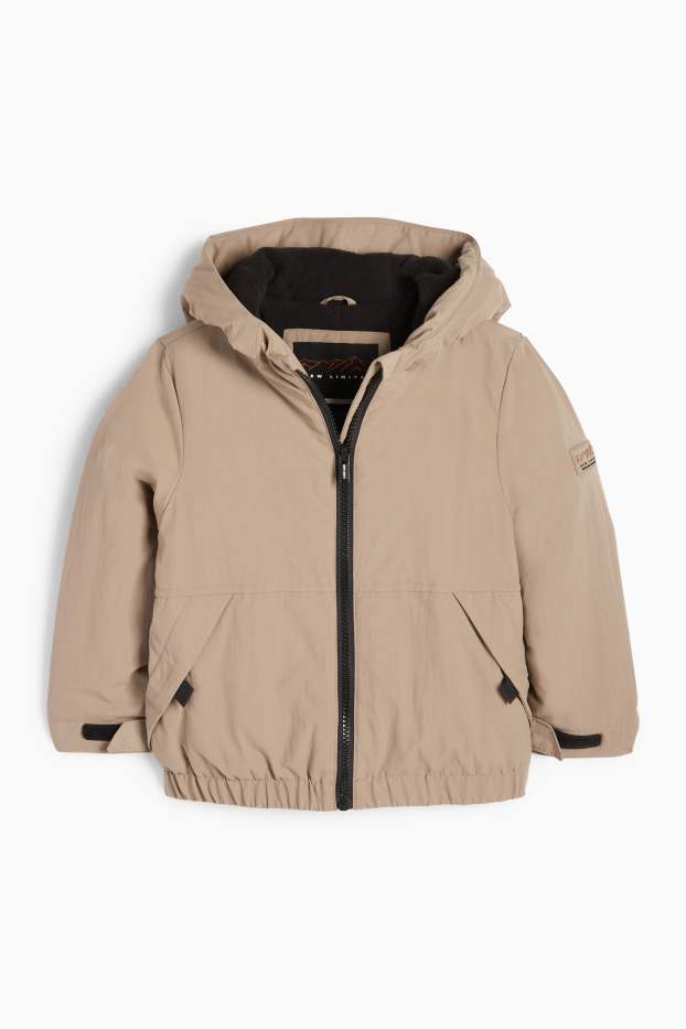 Children Boys - Jacket with hood - gray