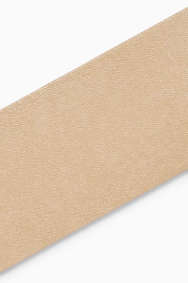 Femmes - Collants fins de grossesse - LYCRA® - 20 DEN - couleur champagne