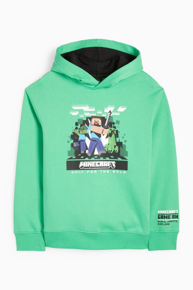 Kinderen: jongens - Minecraft - hoodie - groen