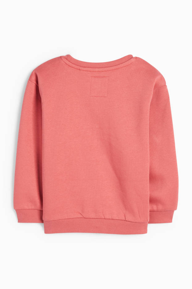 Kinderen: meisjes - Minnie Mouse - sweatshirt - donker rose