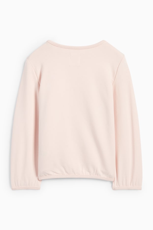 Niemowlęta dziewczynki - Myszka Minnie - bluza niemowlęca - jasnoróżowy