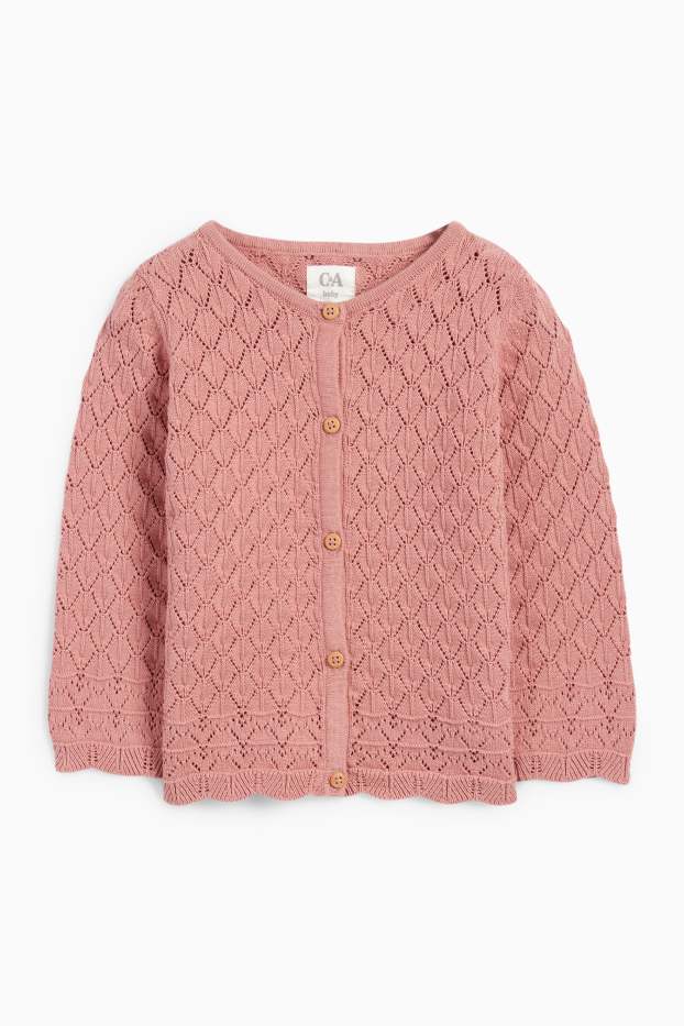 Neonate - Cardigan per neonate - rosa scuro