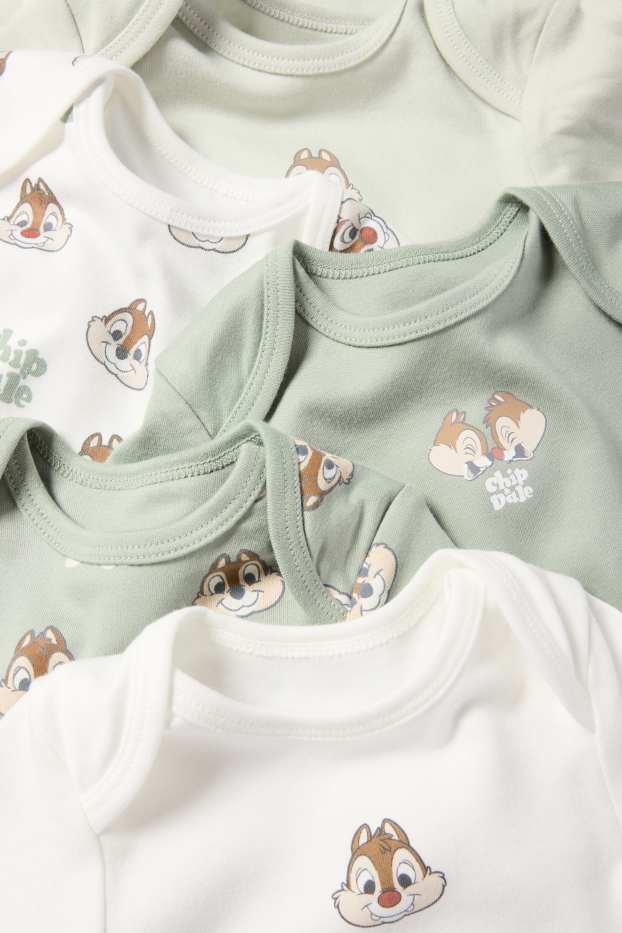 Baby: jongens - Set van 5 - Knabbel & Babbel - rompertje - groen