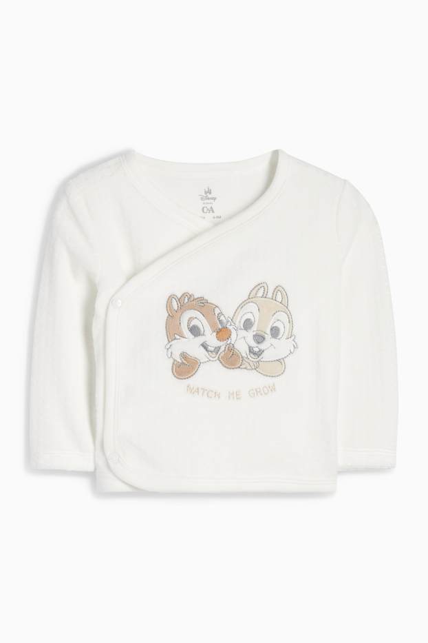 Unisex - Cip e Ciop - pigiama per neonati - 2 pezzi - bianco crema