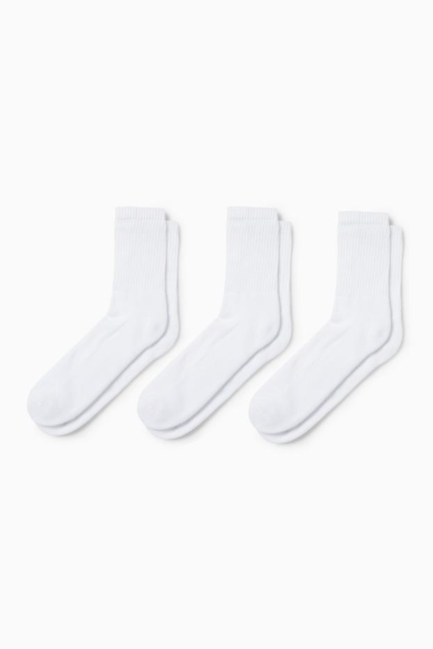 Women - Multipack of 3 - tennis socks - white