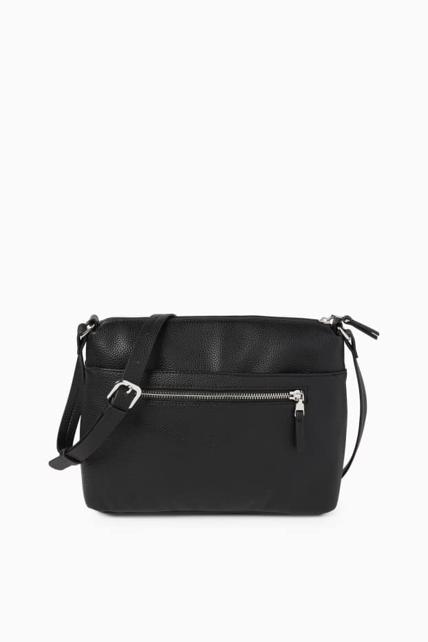 Femmes - Sac à bandoulière - synthétique - noir