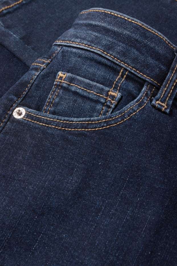 Dames - Slim jeans - high waist - LYCRA® - jeansdonkerblauw