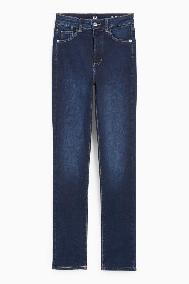 Dames - Slim jeans - high waist - LYCRA® - jeansdonkerblauw
