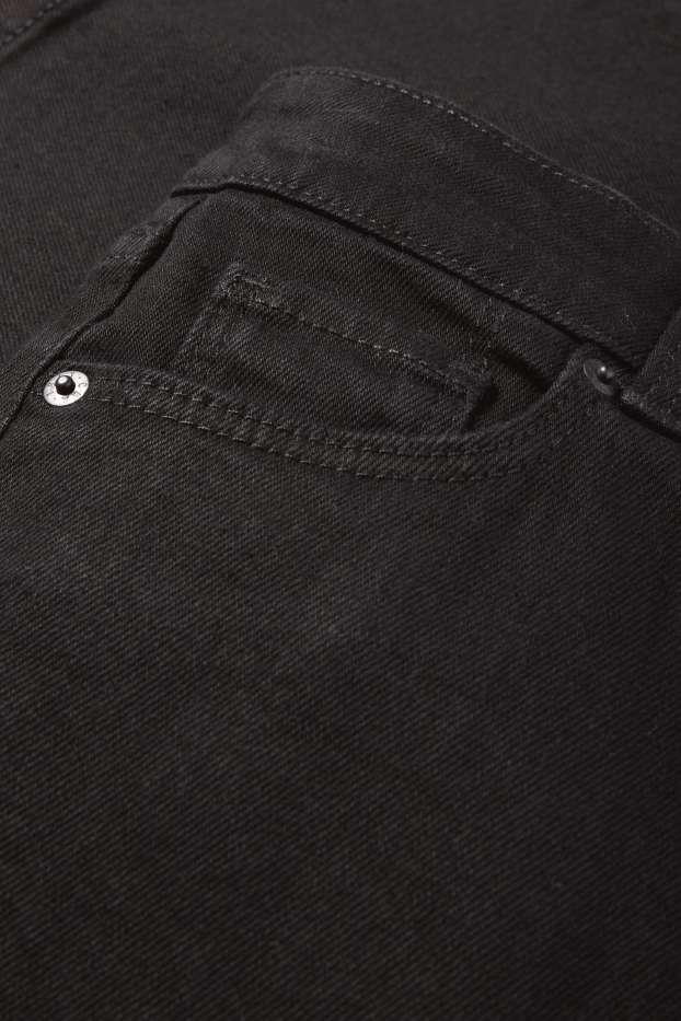 Dames - Flared jeans - mid waist - jeansdonkergrijs