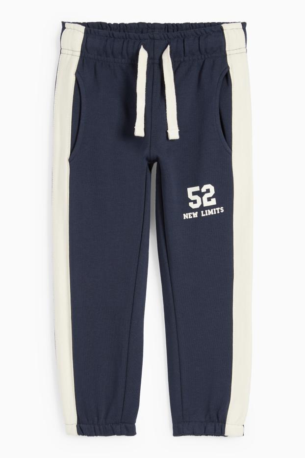 Kinderen: jongens - Joggingbroek - donkerblauw