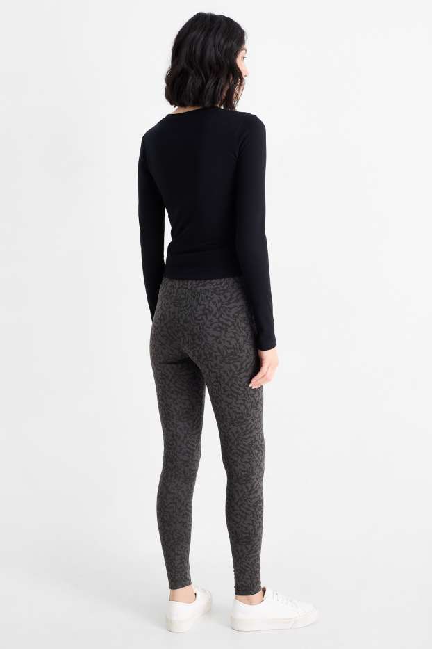 Donna - Leggings - fantasia - nero