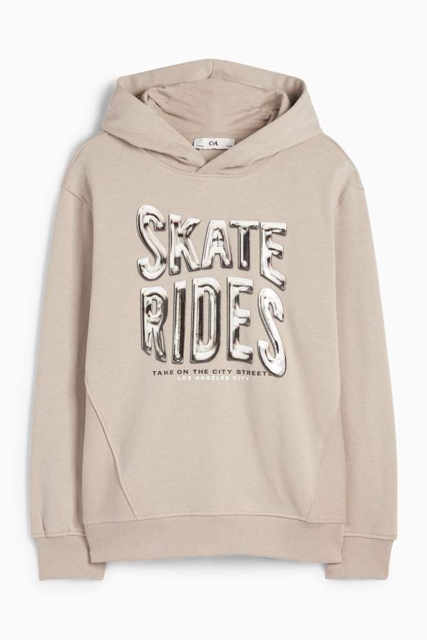 Kinder Buben - Skater - Hoodie - beige