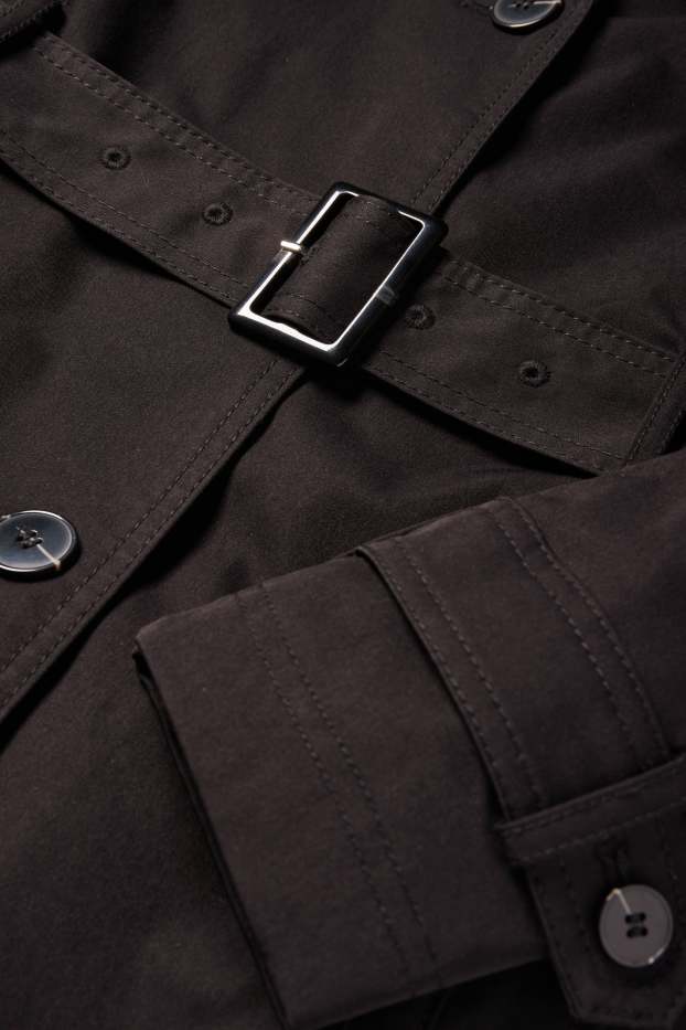 Dames - Trenchcoat - zwart