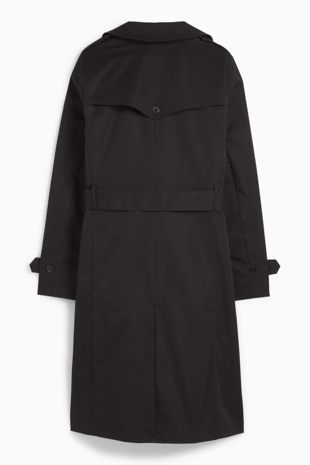 Dames - Trenchcoat - zwart