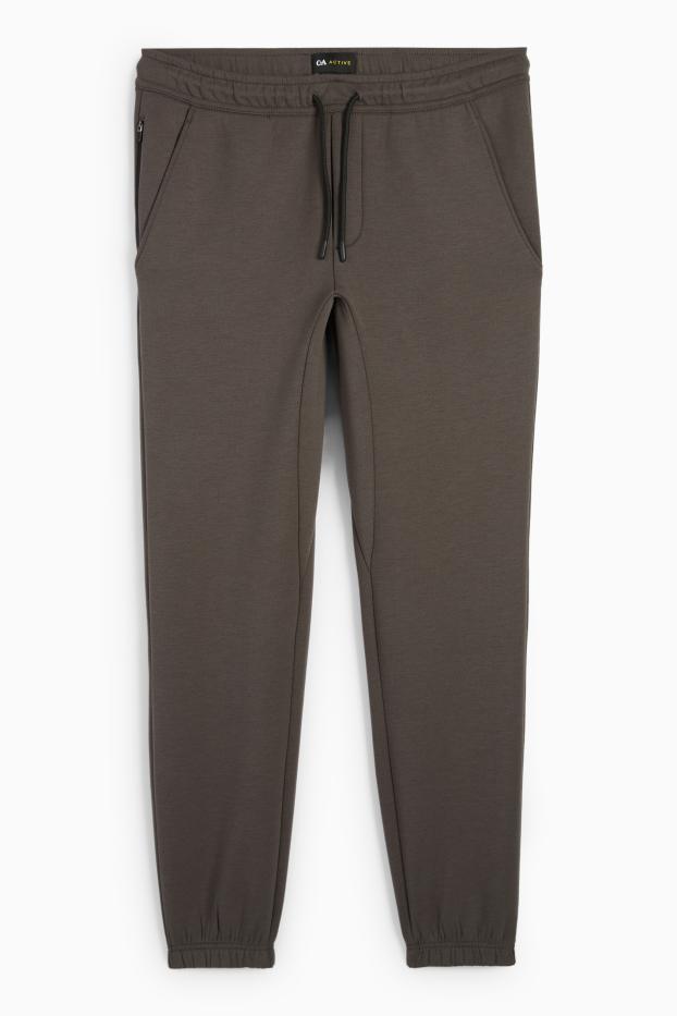 Heren - Functionele joggingbroek - donkergrijs