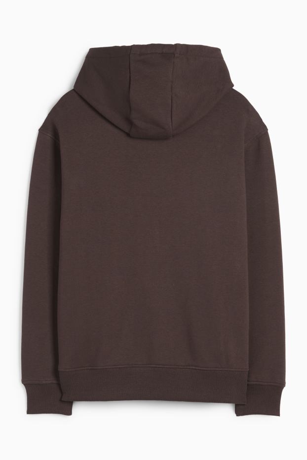 Kinder Jungen - Racing - Hoodie - dunkelbraun