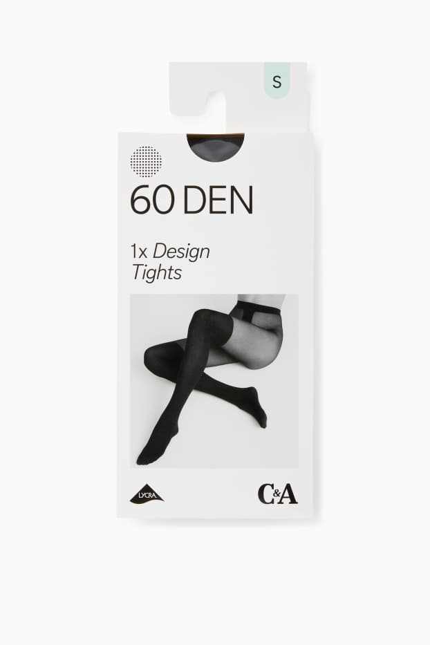 Women - Fine socks - LYCRA® - 60 denier - black