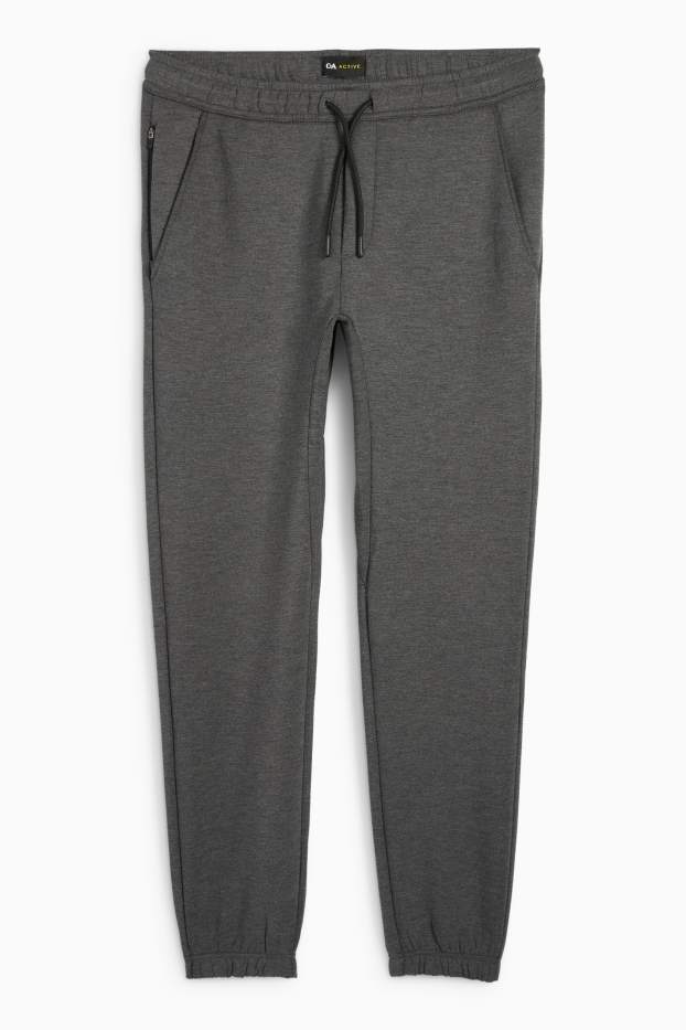 Heren - Functionele joggingbroek - donkergrijs