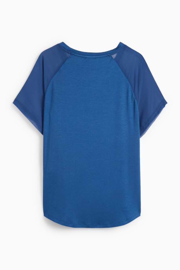 Femmes - T-shirt - regular fit - bleu foncé