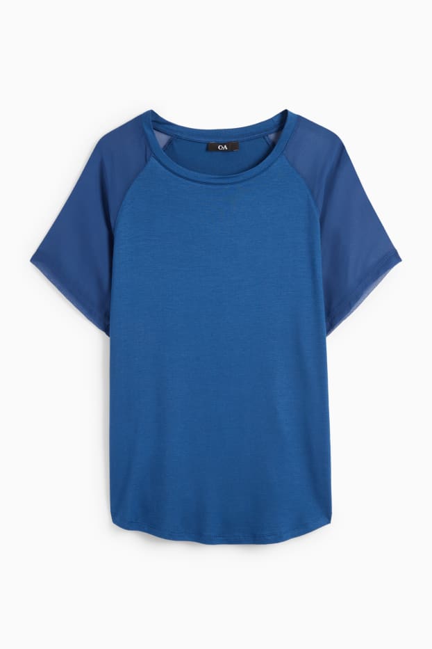 Femmes - T-shirt - regular fit - bleu foncé
