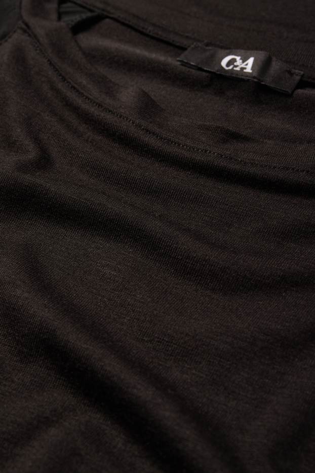 Women - T-shirt - regular fit - black