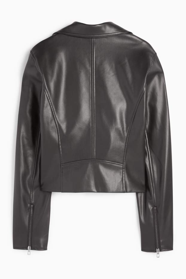 Femmes - Blouson motard - noir