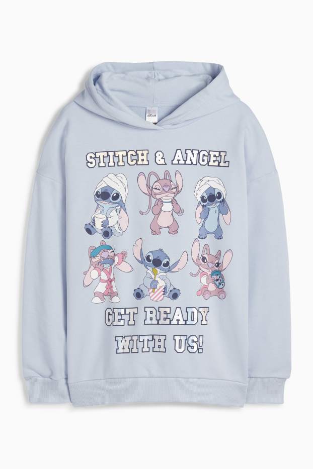 Kinder Mädchen - Lilo & Stitch - Hoodie - hellblau