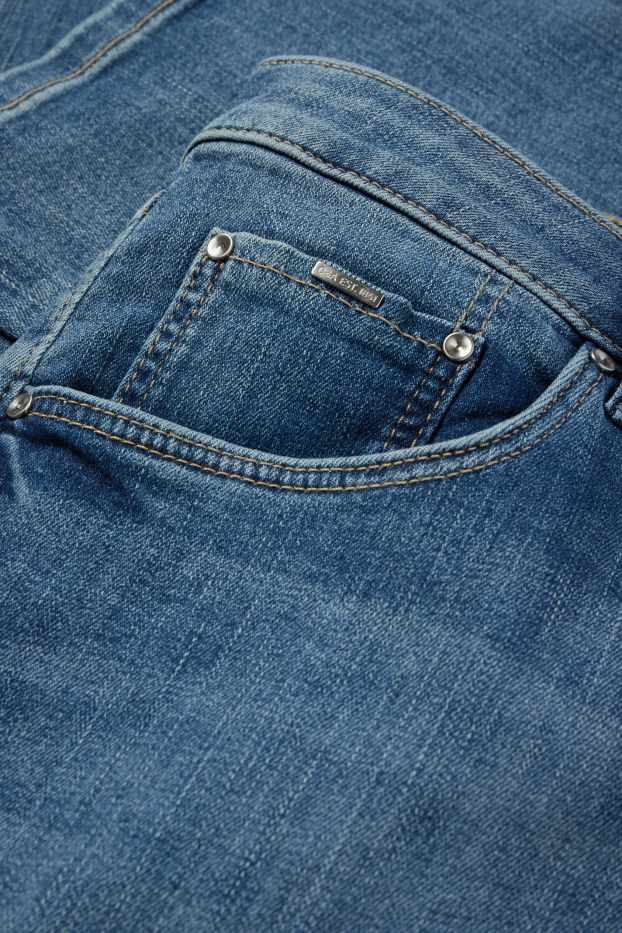 Dames - Bootcut jeans - mid waist - jeansblauw