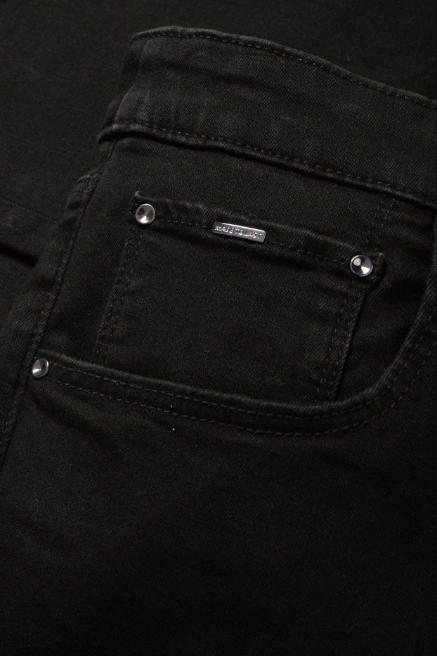 Donna - Slim jeans - vita media - jeans modellanti - nero