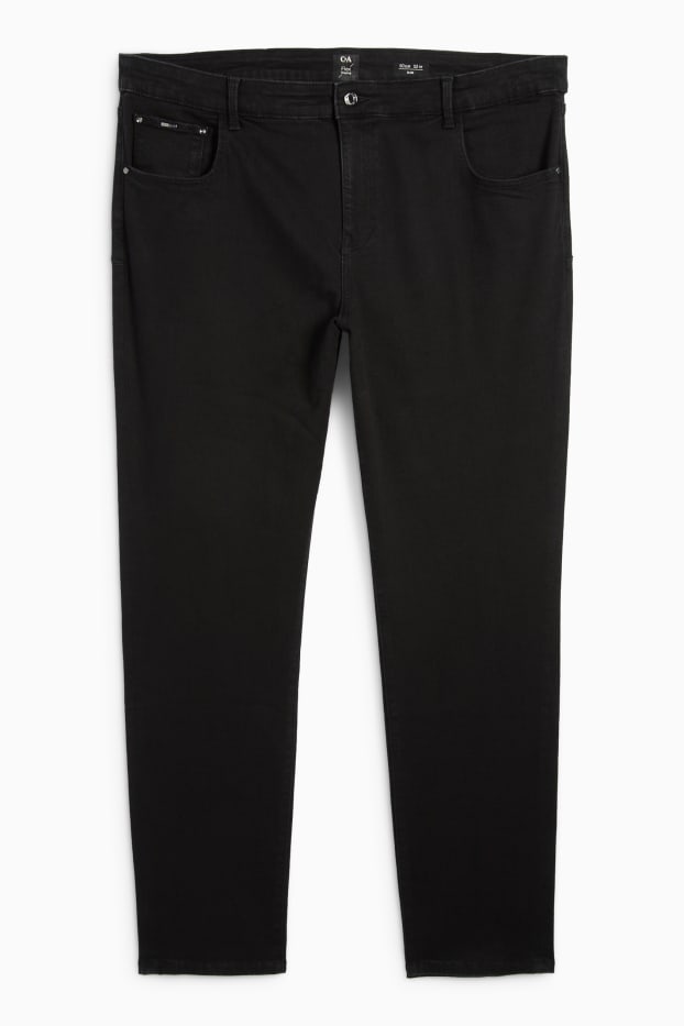 Donna - Slim jeans - vita media - jeans modellanti - nero