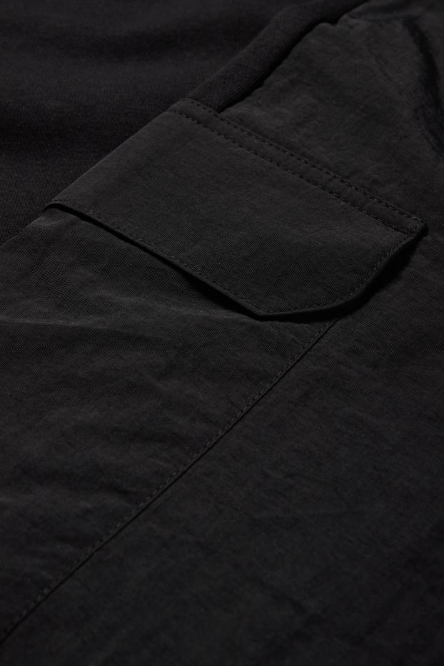 Enfants garçons - Pantalon de jogging cargo - noir
