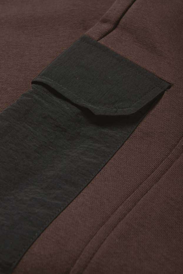Children Boys - Cargo joggers - dark brown