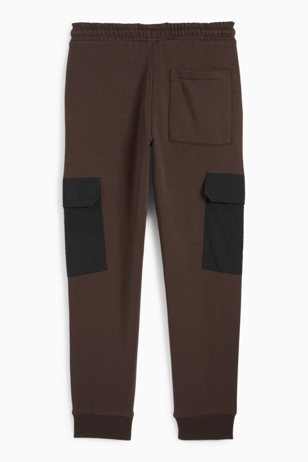 Children Boys - Cargo joggers - dark brown