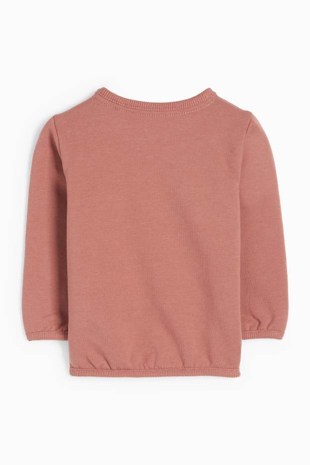 Unisex - Animali - felpa per neonati - rosa scuro