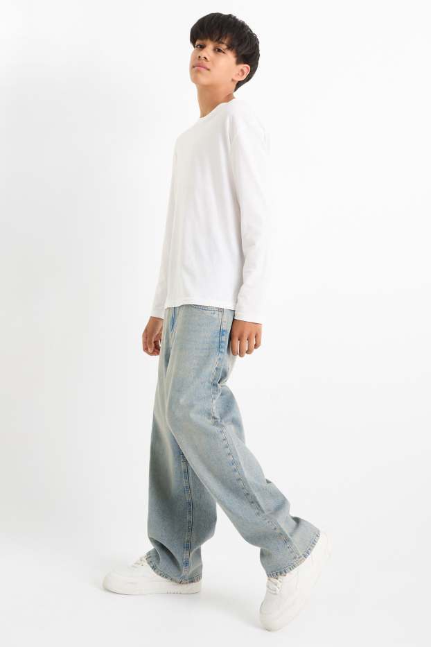 Children Boys - Baggy jeans - blue denim