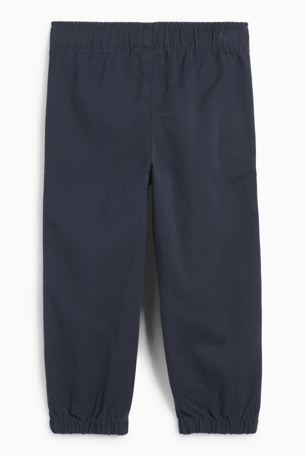 Kinder Buben - Stoffhose - dunkelblau