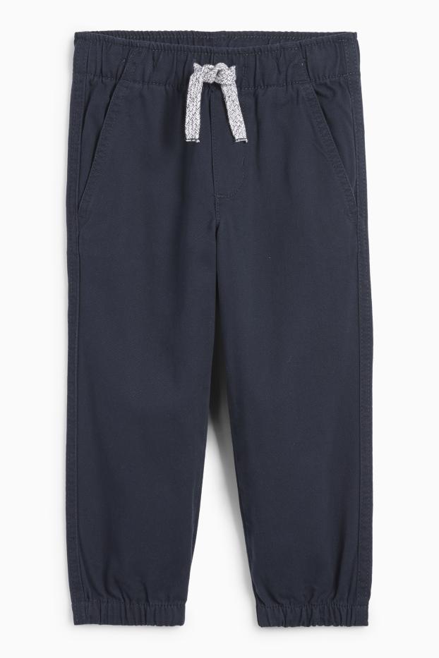 Kinder Buben - Stoffhose - dunkelblau