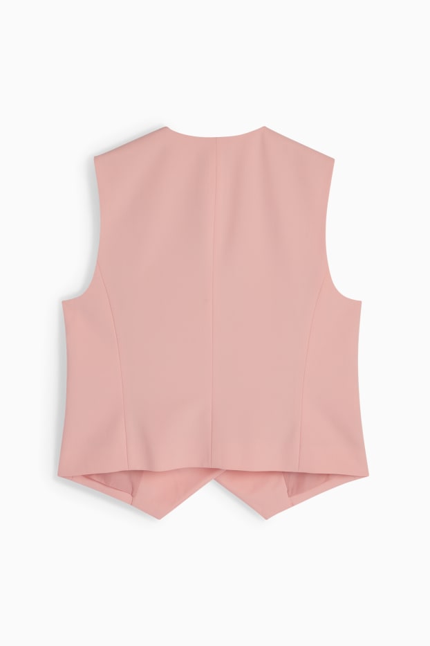 Damen - Business-Weste - Regular Fit - lachsfarben