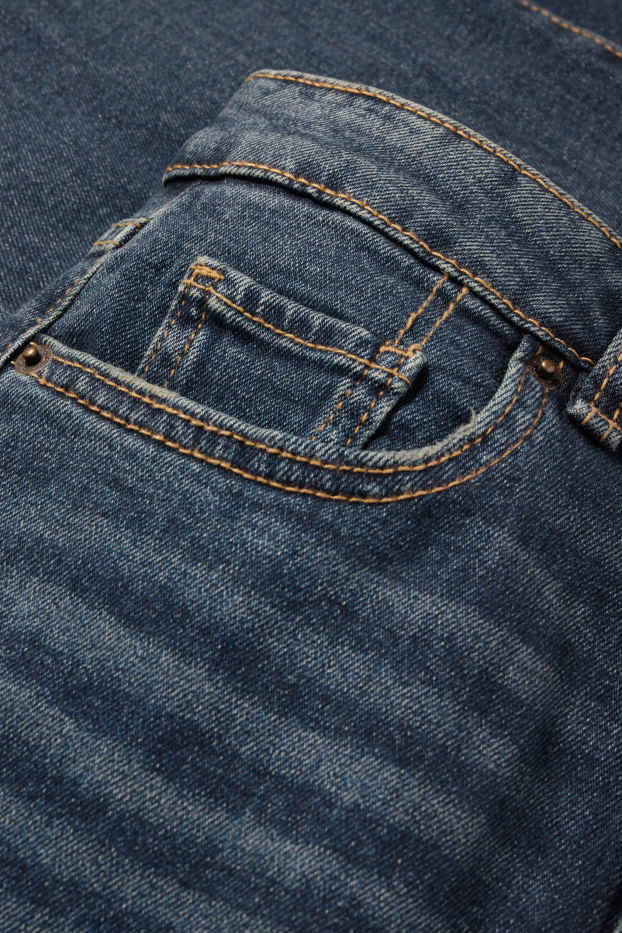 Femmes - Jean bootcut - high waist - jean bleu foncé