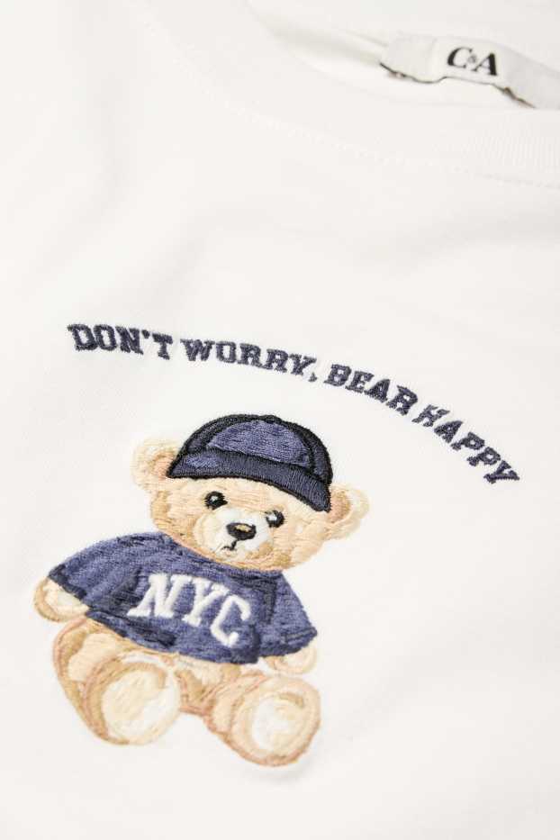 Kobiety - T-shirt - oversize - biały